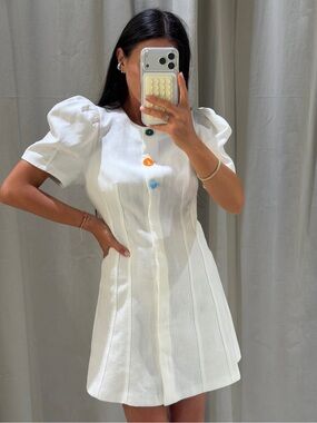 ZARA BALLOON SLEEVE SHORT DRESS